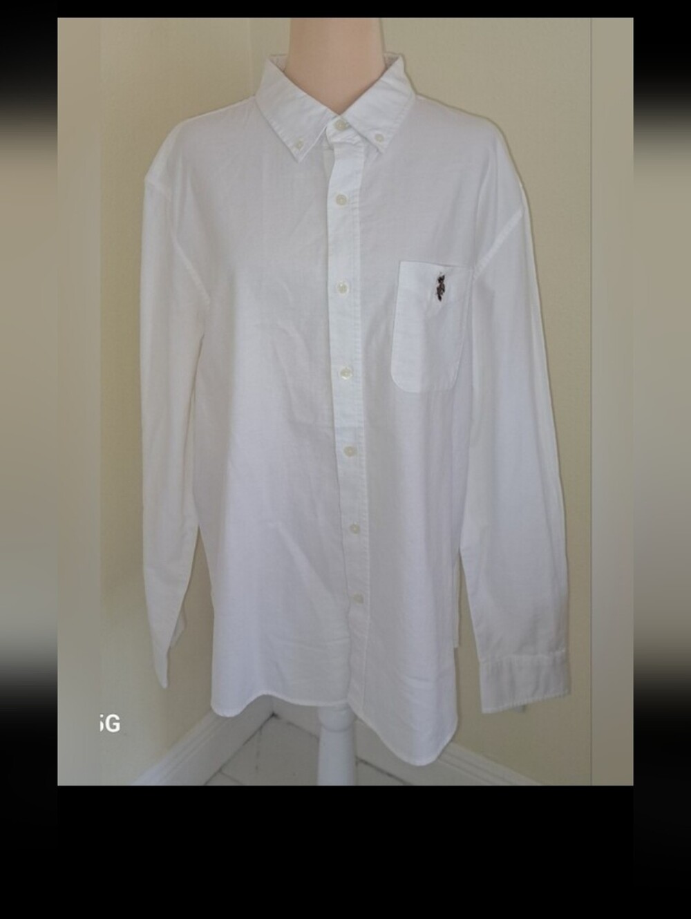 U.S. Polo Assn. White Button-Down Dress Shirt